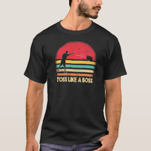 Toss Like A boss Cornhole Team Bean Bag Cornhole T-Shirt
