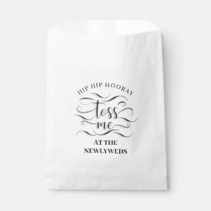 Toss Me Petal Seeds Throw Wedding Favor Bag
