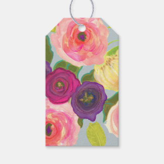 Tossed Flowers Gift Tags