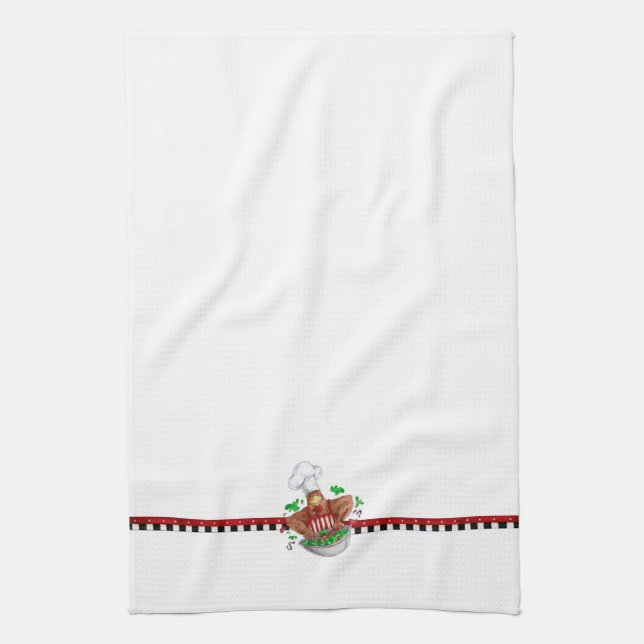 Tossing Salad Towel (Vertical)