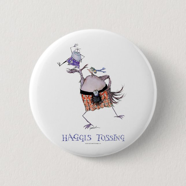 tossing the haggis button (Front)
