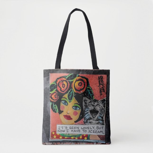 Tot bag-it's been lovely but now I have to scream Tote Bag (Front)