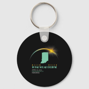 Total 2024 Solar Eclipse 2024 040824 V1 Keychain