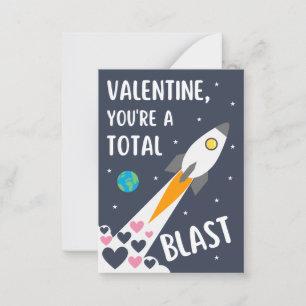Total Blast Classroom Valentine's Day Note Card