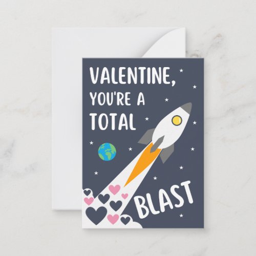 Total Blast Classroom Valentines Day Note Card