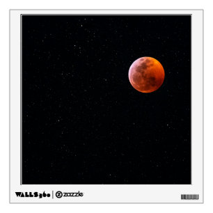 Total Blood Moon Eclipse Big Island Hawaii Wall Decal