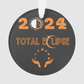 Total eclipse 2024 ornament