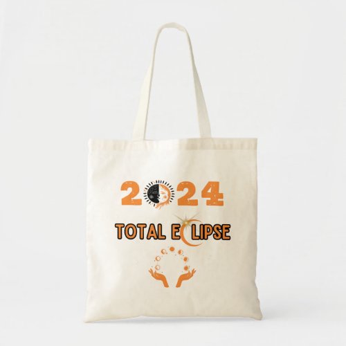 Total eclipse 2024 tote bag