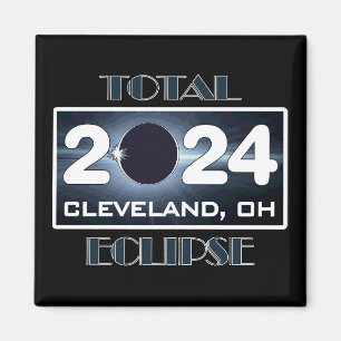 Total Eclipse Cleveland Ohio 2024 Path of Totality Magnet