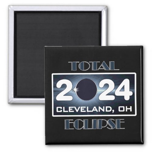 Total Eclipse Cleveland Ohio 2024 Path of Totality Magnet