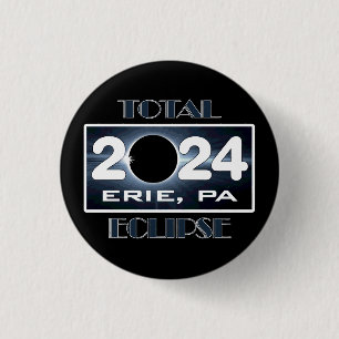 Total Eclipse Erie PA 2024 Path of Totality Button