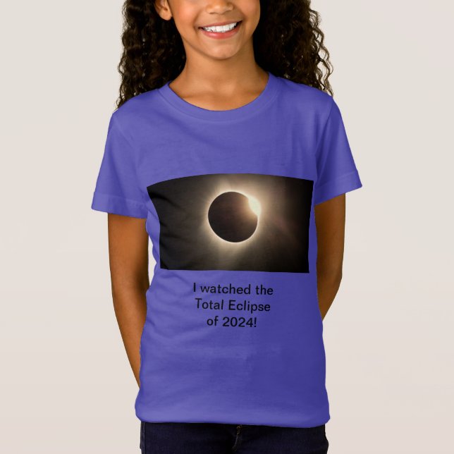Total Eclipse of 2024! Girls' T-Shirt (Front)