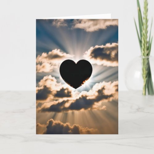 Total Eclipse of the Heart Anniversary Card