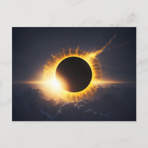 Total Eclipse of the Sun Custom POSTCARD 