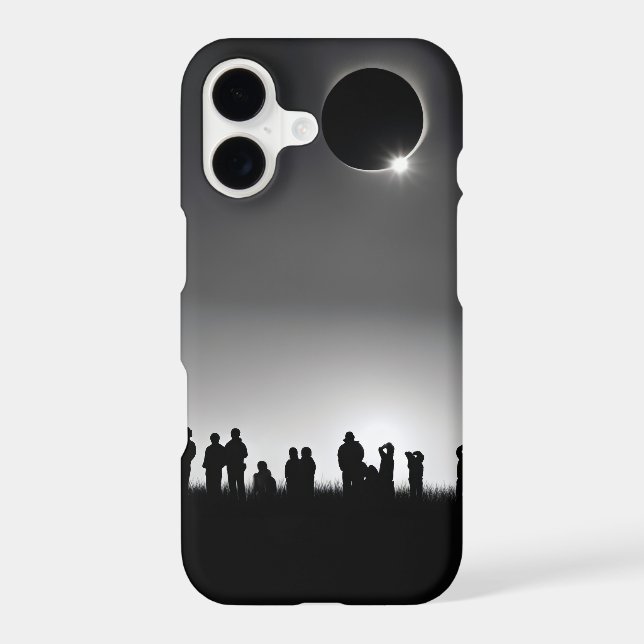 Total Eclipse of the Sun Iphone Case (Back)