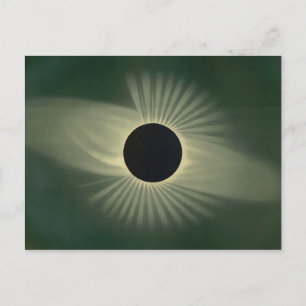 Total Eclipse of the Sun Vintage Art Postcard