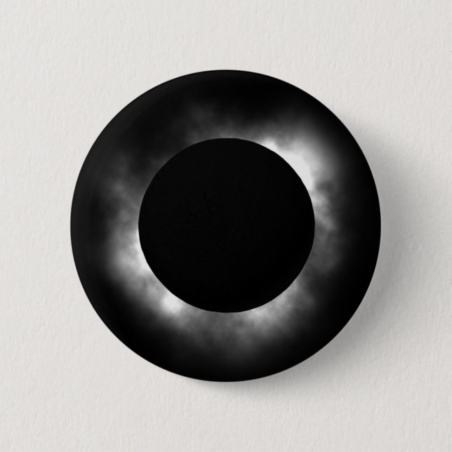Total eclipse pinback button (Front)