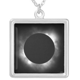 total eclipse silver plated necklace