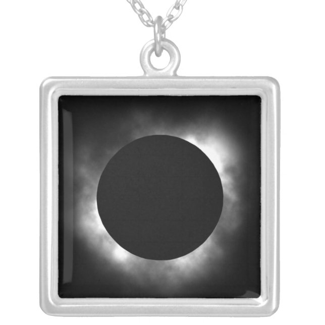 total eclipse silver plated necklace (Front)