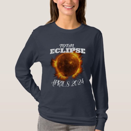 Total eclipse USA solar eclipse 2024 T_Shirt