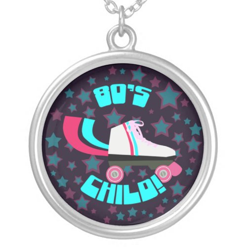 Total Eighties Child Silver Plated Necklace