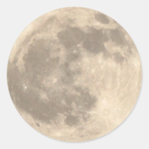 Total Lunar Eclipse 1 1109pm April 14 2014 Classic Round Sticker