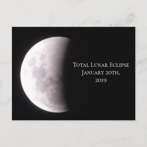 Total Lunar Eclipse Keepsake Postcard