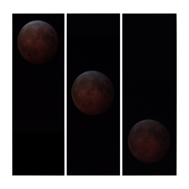 Total Lunar Eclipse Triptych (Front)