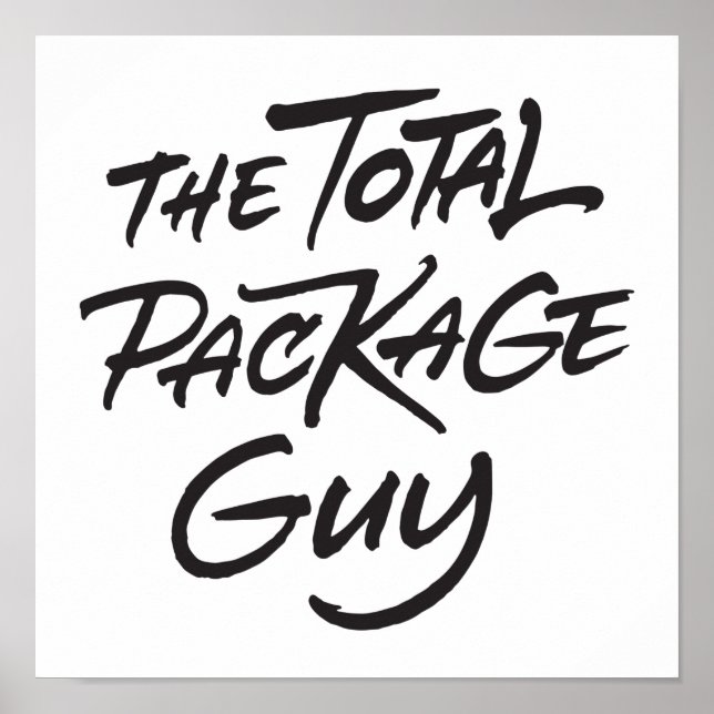 Total package guy poster (Front)