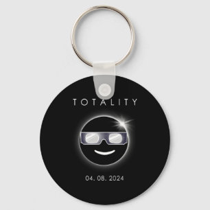 Total Solar Eclipse 04 08 2024 Totality Boys Girls Keychain