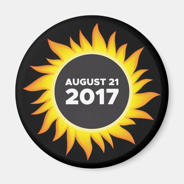 Total Solar Eclipse - 08.21.2017 Magnet (Front)