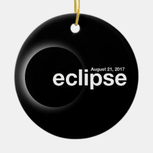 Total Solar Eclipse 2017 Ceramic Ornament