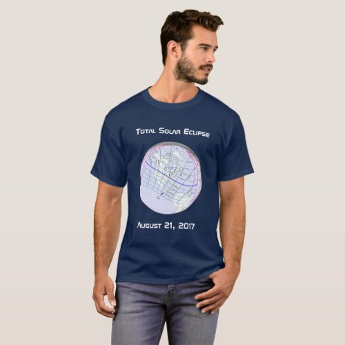Total Solar Eclipse 2017 Global Path T_Shirt