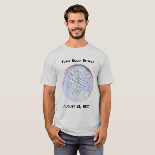 Total Solar Eclipse 2017 Global Path T_Shirt