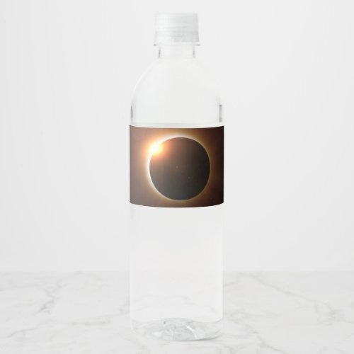 Total Solar Eclipse 2017 Global Path Water Bottle Label