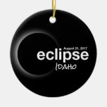 Total Solar Eclipse 2017 - Idaho Ceramic Ornament at Zazzle