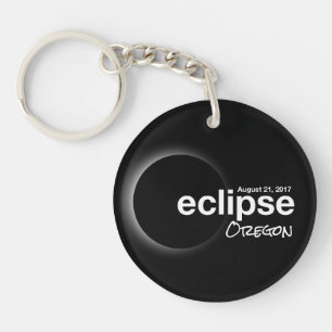 Total Solar Eclipse 2017 - Oregon Keychain