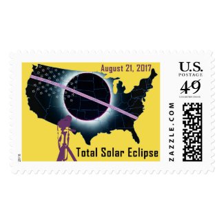 Total Solar Eclipse 2017 Stamp