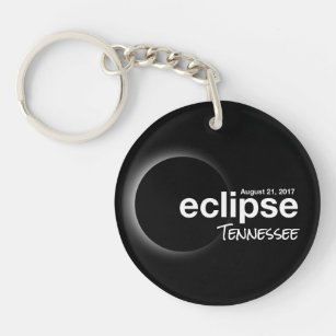 Total Solar Eclipse 2017 - Tennessee Keychain