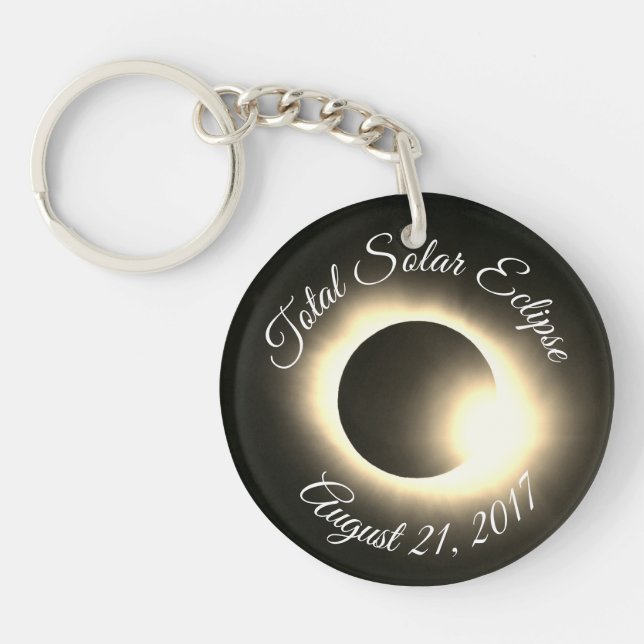 Total Solar Eclipse 2017 - USA Keychain (Front)