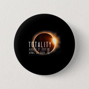 Total Solar Eclipse 2024 2017 Totality Twice In A Button