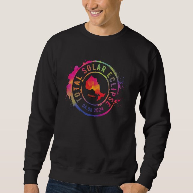 Total Solar Eclipse 2024 Canada Ontario Kingston T Sweatshirt (Front)