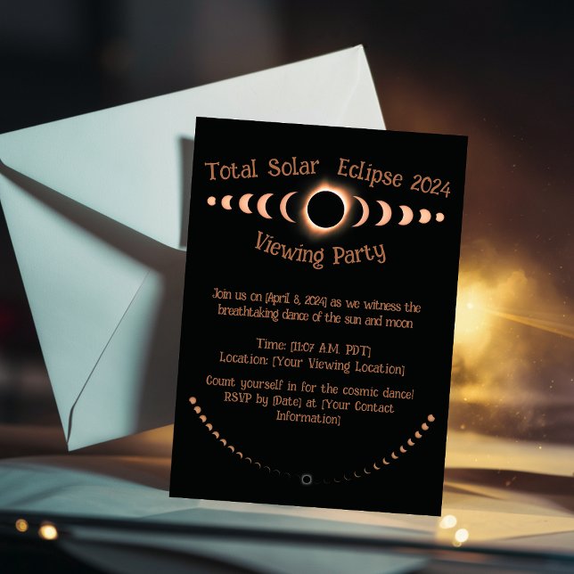 Total Solar Eclipse - 2024 custom date Invitation (Creator Uploaded)