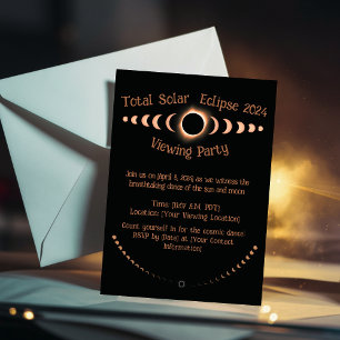 Total Solar Eclipse - 2024 custom date Invitation