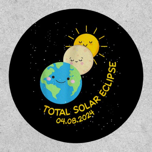 Total Solar Eclipse 2024 Cute Solar Eclipse Patch