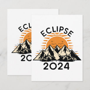 Total Solar Eclipse 2024 Enclosure Card