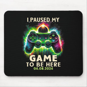 Total Solar Eclipse 2024 Gamer I Paused My Game To Mouse Pad
