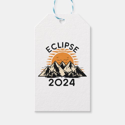 Total Solar Eclipse 2024 Gift Tags