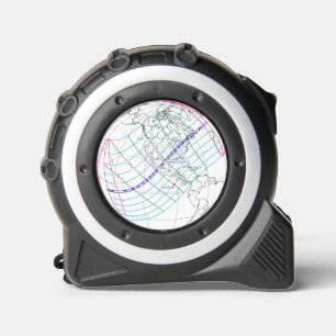 Total Solar Eclipse 2024 Global Path Tape Measure