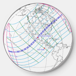 Total Solar Eclipse 2024 Global Path Wireless Charger